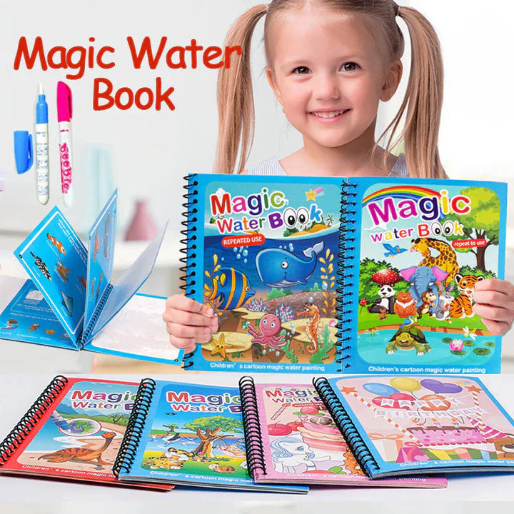 REUSABLE MAGIC WATER PAINTING BOOK – Muf Store